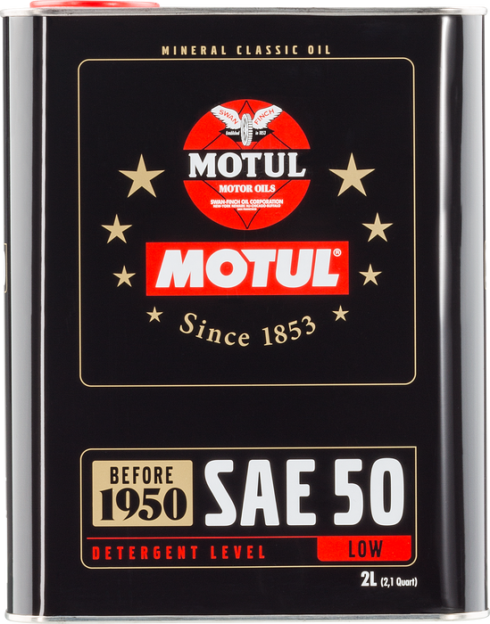 Motul CLASSIC SAE 50 (METAL TIN) 4-Stroke Oil