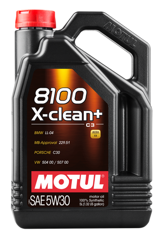 Motul 8100 X-CLEAN+ 5W-30 5ltr Engine Oil