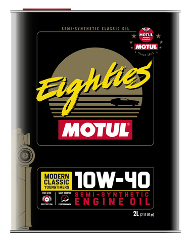 Motul CLASSIC EIGHTIES 10W-40 (METAL TIN) Engine Oil