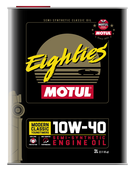 Motul CLASSIC EIGHTIES 10W-40 (METAL TIN) Engine Oil