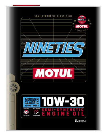Motul CLASSIC NINETIES 10W-30 (METAL TIN) Engine Oil