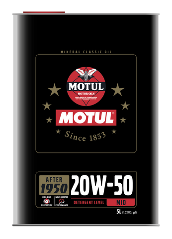 Motul CLASSIC 20W-50 (METAL TIN) Engine Oil