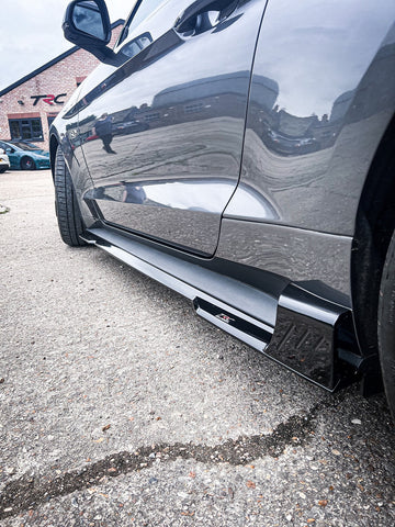 Ford Mustang 5.0L GT Facelift Side Skirt Splitter Fins - TRC Performance Styling