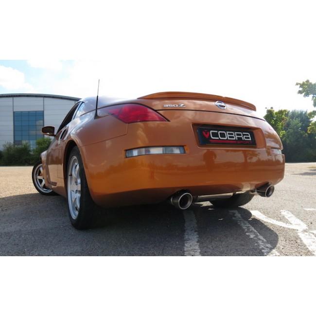 Nissan 350Z Centre and Rear Performance Exhaust – Cobra Sport