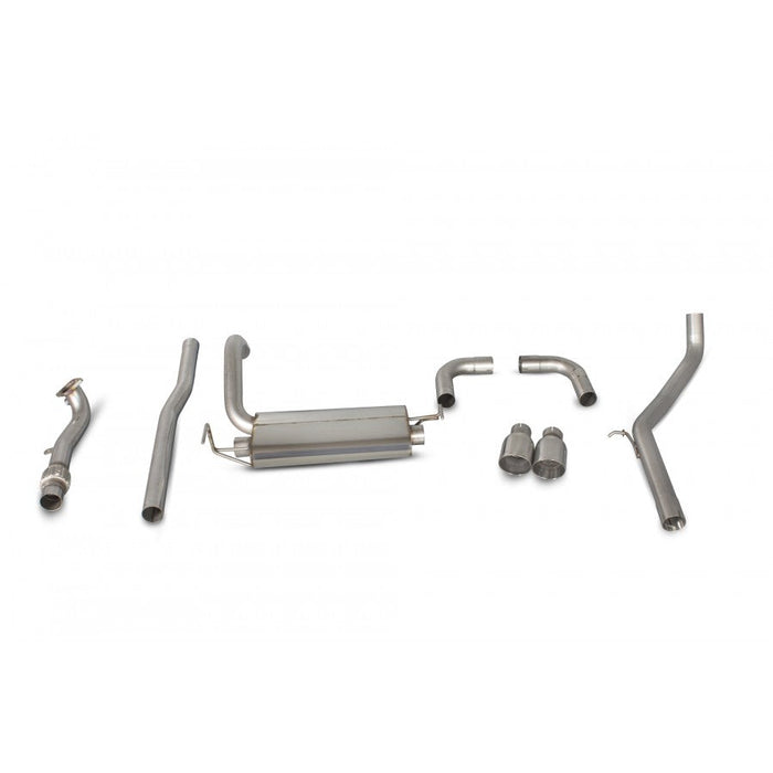 Fiat 500/595 Abarth (IHI Turbo) Scorpion Exhausts Cat Back None Resonated - Car Enhancements UK