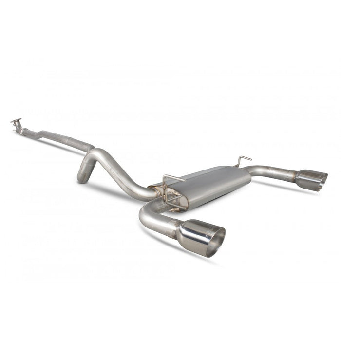 Fiat 500/595 Abarth (IHI Turbo) Scorpion Exhausts Cat Back None Resonated - Car Enhancements UK