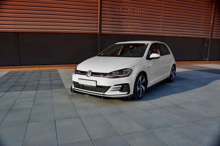 Maxton Design - Front Racing Splitter V.2 Volkswagen Golf GTI / GTD Mk7 Facelift