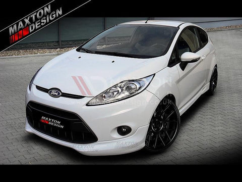 Maxton Design - FRONT BUMPER SPOILER FORD FIESTA MK7 PRE FACE