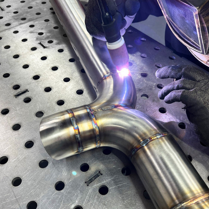 Direnza - BMW 1 Series F20 M135i 3.0 N55 12-16 - 3" Brushed Exhaust Backbox Delete - Car Enhancements UK