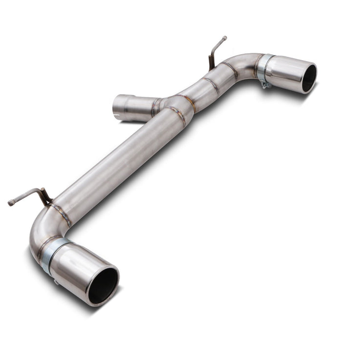 Direnza - BMW 1 Series F20 M135i 3.0 N55 12-16 - 3" Brushed Exhaust Backbox Delete - Car Enhancements UK