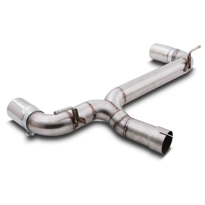 Direnza - BMW 1 Series F20 M135i 3.0 N55 12-16 - 3" Brushed Exhaust Backbox Delete - Car Enhancements UK