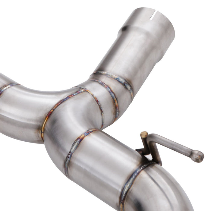 Direnza - BMW 1 Series F20 M135i 3.0 N55 12-16 - 3" Brushed Exhaust Backbox Delete - Car Enhancements UK