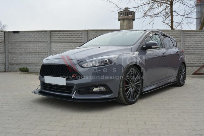 Maxton Design - FRONT RACING SPLITTER FOCUS ST MK3 FACELIFT