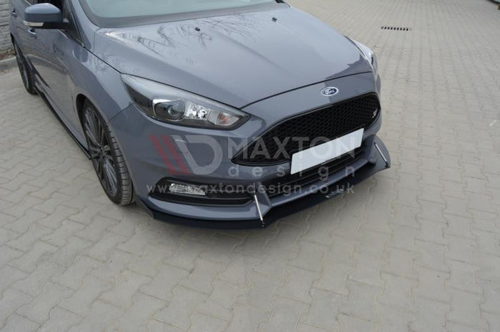 Maxton Design - FRONT RACING SPLITTER V.2 FORD FOCUS 3 ST (FACELIFT)