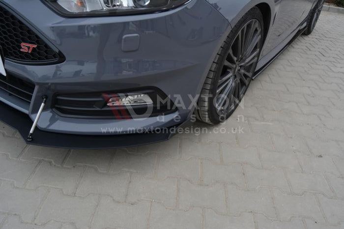 Maxton Design - FRONT RACING SPLITTER V.2 FORD FOCUS 3 ST (FACELIFT)