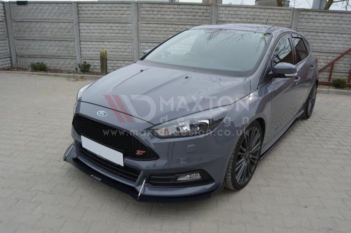 Maxton Design - FRONT RACING SPLITTER V.2 FORD FOCUS 3 ST (FACELIFT)