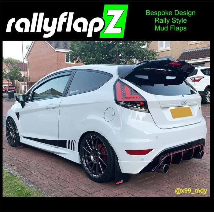 rallyflapZ | Mud Flaps to fit FIESTA ST180 All Mk7|7.5 Inc Zetec S 08-17