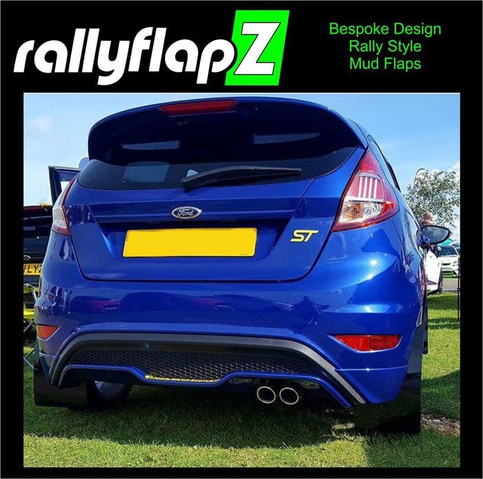 rallyflapZ | Mud Flaps to fit FIESTA ST180 All Mk7|7.5 Inc Zetec S 08-17