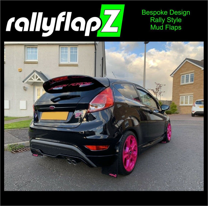 rallyflapZ | Mud Flaps to fit FIESTA ST180 All Mk7|7.5 Inc Zetec S 08-17