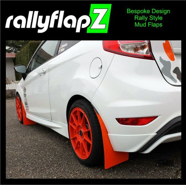 rallyflapZ | Mud Flaps to fit FIESTA ST180 All Mk7|7.5 Inc Zetec S 08-17