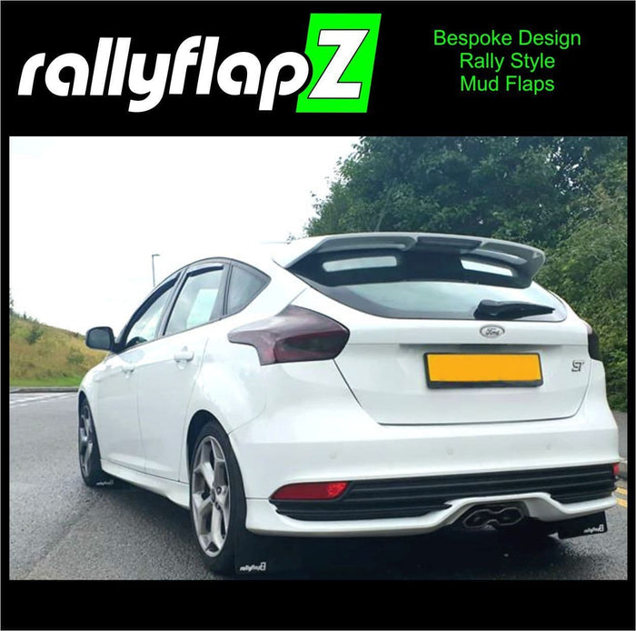 rallyflapZ | Mud Flaps to fit FORD FOCUS Mk3 | 3.5 ST250 ST-Line Zetec 12-18 (All Options)