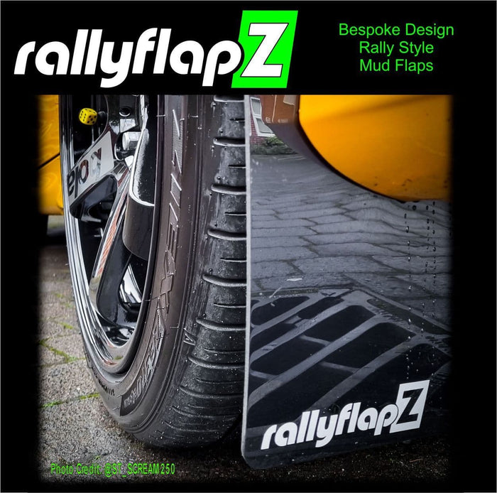 rallyflapZ | Mud Flaps to fit FORD FOCUS Mk3 | 3.5 ST250 ST-Line Zetec 12-18 (All Options)