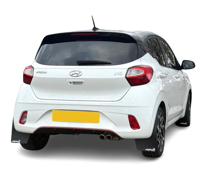 rallyflapZ | Mud Flaps to fit i10 N-Line - BLACK (All Options)