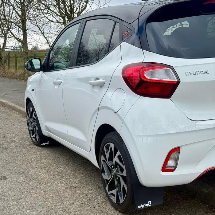 rallyflapZ | Mud Flaps to fit i10 N-Line - BLACK (All Options)