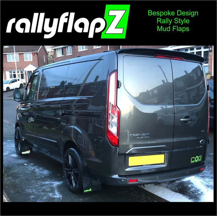 rallyflapZ | Mud Flaps to fit Transit Custom (2012-17) Pre Facelift