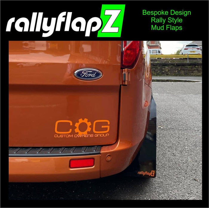 rallyflapZ | Mud Flaps to fit Transit Custom (2012-17) Pre Facelift