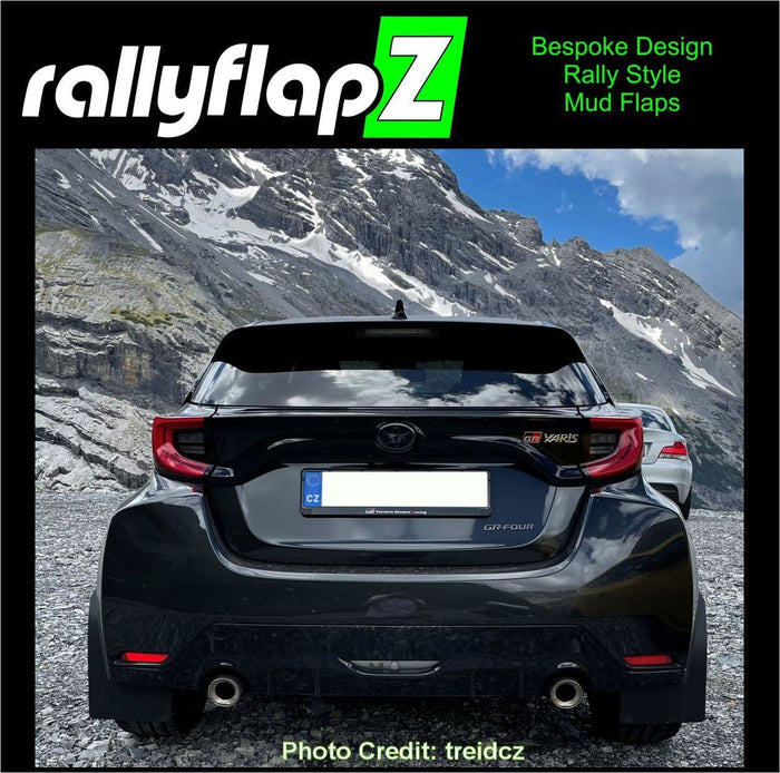 rallyflapZ Rally Style Mud Flaps TOYOTA GR YARIS, GR4