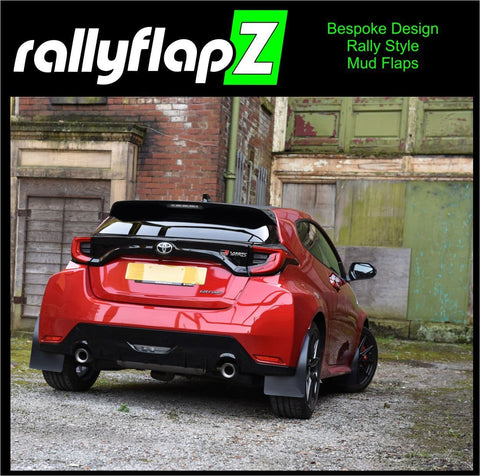 rallyflapZ Rally Style Mud Flaps TOYOTA GR YARIS, GR4