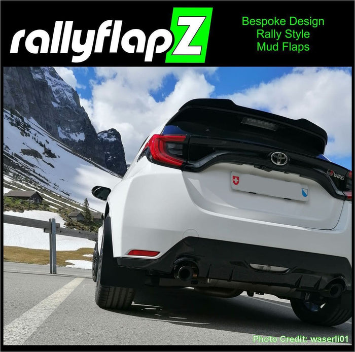 rallyflapZ Rally Style Mud Flaps TOYOTA GR YARIS, GR4