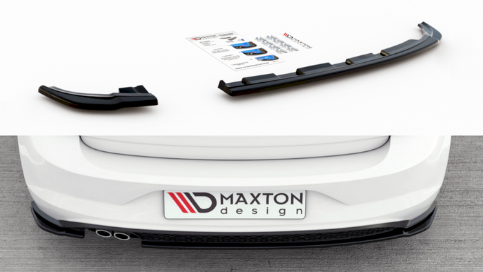 Maxton Design - Rear Side Splitters V.2 Volkswagen Polo GTI / R-Line Mk6 (2017-2021)