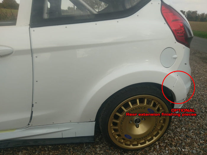 Clubsport by AutoSpecialists Lightweight Composite Rear Quarter Panels (PAIR) for Fiesta Mk7 incl. ST180 - Car Enhancements UK