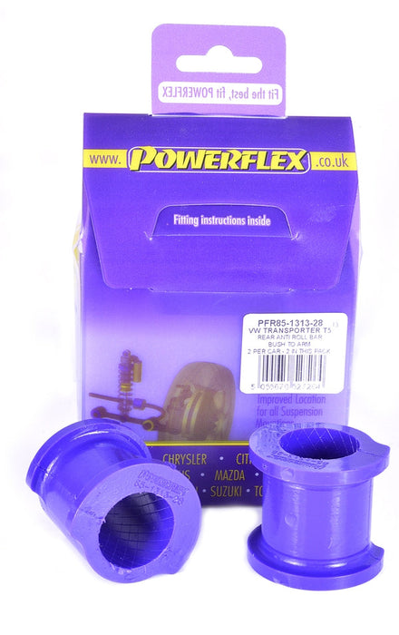 POWERFLEX - VW T6 / 6.1 TRANSPORTER (2015 - ) REAR ANTI ROLL BAR BUSH TO ARM 28MM - Car Enhancements UK