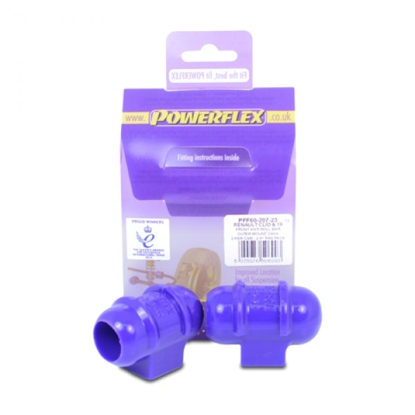 POWERFLEX - CLIO II INC 172 & 182 (1998-2012) FRONT ANTI ROLL BAR OUTER MOUNT 23MM - Car Enhancements UK