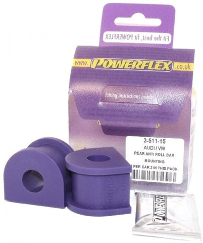 POWERFLEX - VW BEETLE & CABRIO 4MOTION (1998-2011) REAR ANTI ROLL BAR MOUNT 15MM - Car Enhancements UK