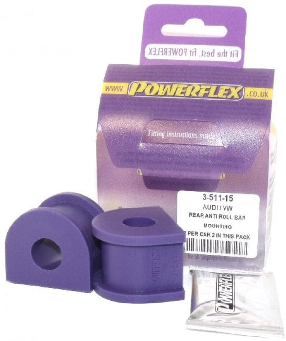 POWERFLEX - VW BEETLE & CABRIO 4MOTION (1998-2011) REAR ANTI ROLL BAR MOUNT 15MM - Car Enhancements UK