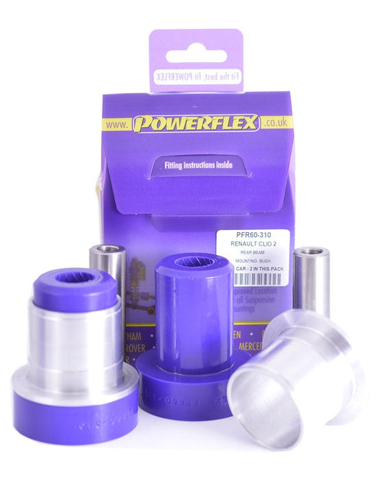 POWERFLEX - CLIO II INC 172 & 182 (1998-2012) REAR BEAM MOUNTING BUSH - Car Enhancements UK