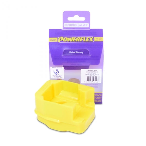 POWERFLEX - CLIO II INC 172 & 182 (1998-2012) FRONT UPPER RIGHT ENGINE MOUNT INSERT - Car Enhancements UK