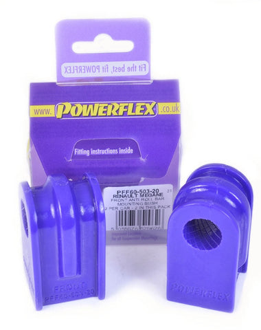 POWERFLEX - CLIO III SPORT 197/200 (2005 - 2012) FRONT ANTI ROLL BAR BUSH 20MM - Car Enhancements UK