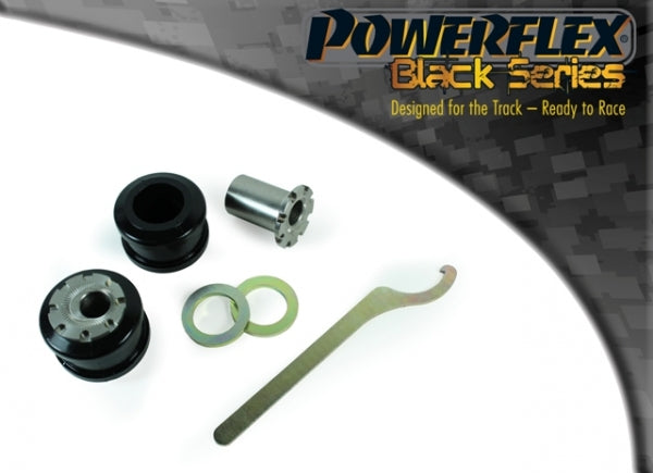 POWERFLEX BLACK SERIES - MEGANE III RS (2008-2016) FRONT ARM FRONT BUSH CAMBER ADJUSTABLE - Car Enhancements UK