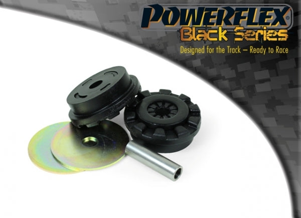 POWERFLEX BLACK SERIES - FORD FIESTA MK6 INC ST (2002-2008) LOWER ENGINE MOUNT LARGE BUSH 30MM OVAL BRACKET - Car Enhancements UK