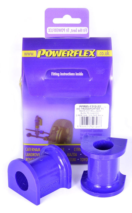 POWERFLEX - VW T5 TRANSPORTER (2003-2015) REAR ANTI ROLL BAR BUSH TO CHASSIS 22MM - Car Enhancements UK