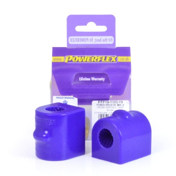 POWERFLEX - FORD FIESTA MK6 INC ST (2002-2008) FRONT ANTI ROLL BAR BUSH 19MM - Car Enhancements UK