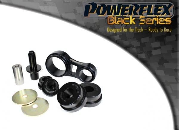 POWERFLEX BLACK SERIES - FORD FIESTA MK7 (2008 - 2017) LOWER ENGINE MOUNT BRACKET & BUSHES, TRACK USE - Car Enhancements UK