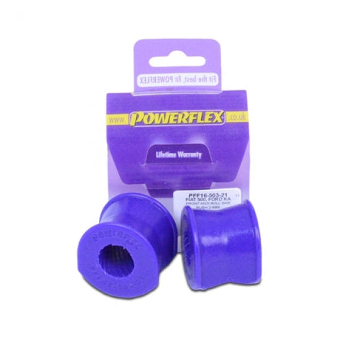 POWERFLEX - FIAT 500 (1.2-1.4L EXCL ABARTH) FRONT ANTI ROLL BAR BUSH 21MM - Car Enhancements UK