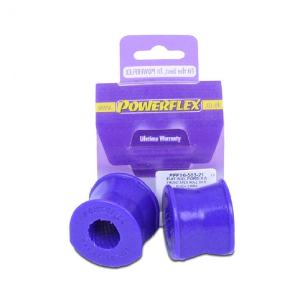 POWERFLEX - FIAT 500 (1.2-1.4L EXCL ABARTH) FRONT ANTI ROLL BAR BUSH 21MM - Car Enhancements UK