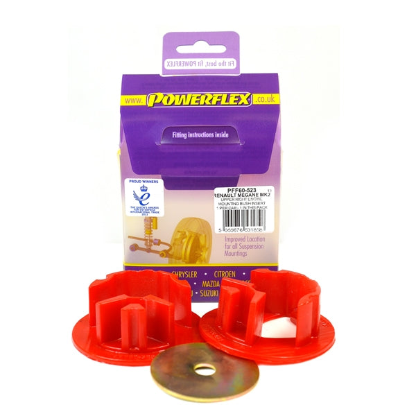 POWERFLEX - MEGANE II INC RS 225, R26 AND CUP (2002-2008) UPPER RIGHT ENGINE MOUNTING BUSH INSERT - Car Enhancements UK